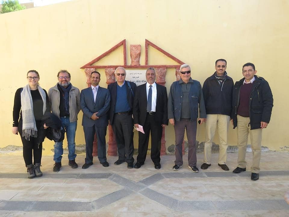 A European archeological team visited Petra University for Tourism and Antiquities